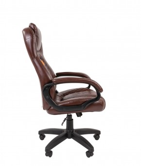 Кресло для руководителя  CHAIRMAN 432 (Экокожа коричневая) в Уфе - ufa.ok-mebel.com | фото 3