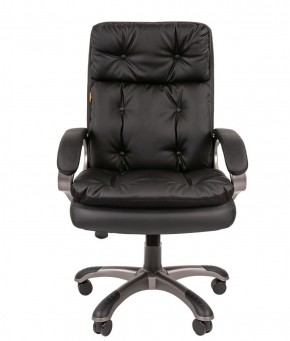 Кресло для руководителя  CHAIRMAN 442 (экокожа черная) в Уфе - ufa.ok-mebel.com | фото 1