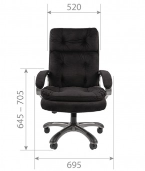 Кресло для руководителя  CHAIRMAN 442 (ткань черная) в Уфе - ufa.ok-mebel.com | фото 4