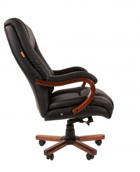 Кресло для руководителя CHAIRMAN  503 (Кожа) Черное в Уфе - ufa.ok-mebel.com | фото 3