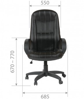 Кресло для руководителя  CHAIRMAN 685 (экокожа черный) в Уфе - ufa.ok-mebel.com | фото 5