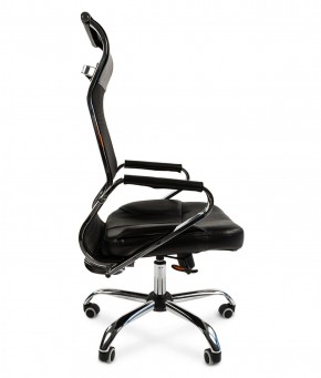 Кресло для руководителя CHAIRMAN 700 (Сетка) Черное в Уфе - ufa.ok-mebel.com | фото 3