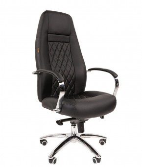 Кресло для руководителя CHAIRMAN 950 (Экокожа) Черное в Уфе - ufa.ok-mebel.com | фото 1
