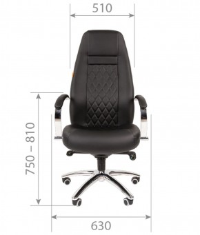 Кресло для руководителя CHAIRMAN 950 (Экокожа) Черное в Уфе - ufa.ok-mebel.com | фото 4