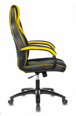 Кресло игровое Бюрократ VIKING 2 AERO YELLOW черный/желтый в Уфе - ufa.ok-mebel.com | фото 3