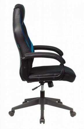 Кресло игровое Бюрократ VIKING 3 AERO BLUE черный/синий в Уфе - ufa.ok-mebel.com | фото 3