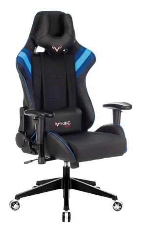 Кресло игровое Бюрократ VIKING 4 AERO BLUE черный/синий в Уфе - ufa.ok-mebel.com | фото 1
