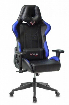 Кресло игровое Бюрократ VIKING 5 AERO BLUE черный/синий в Уфе - ufa.ok-mebel.com | фото