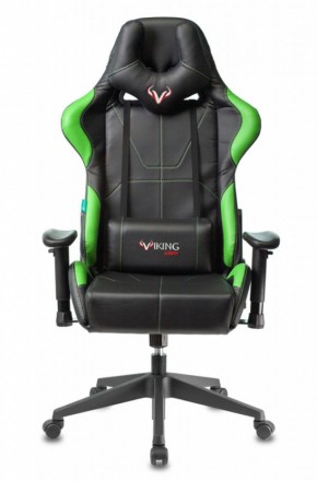 Кресло игровое Бюрократ VIKING 5 AERO LGREEN черный/салатовый в Уфе - ufa.ok-mebel.com | фото 2