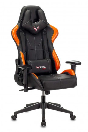 Кресло игровое Бюрократ VIKING 5 AERO ORANGE черный/оранжевый в Уфе - ufa.ok-mebel.com | фото