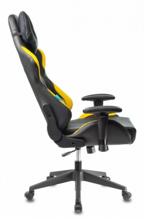 Кресло игровое Бюрократ VIKING 5 AERO YELLOW черный/желтый в Уфе - ufa.ok-mebel.com | фото 2