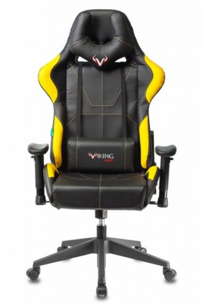 Кресло игровое Бюрократ VIKING 5 AERO YELLOW черный/желтый в Уфе - ufa.ok-mebel.com | фото 3
