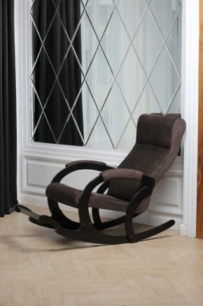 Кресло-качалка МАРСЕЛЬ 33-Т-AC (кофе) в Уфе - ufa.ok-mebel.com | фото 3