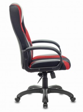 Кресло компьютерное BRABIX PREMIUM "Rapid GM-102" (экокожа/ткань, черное/красное) 532107 в Уфе - ufa.ok-mebel.com | фото 3