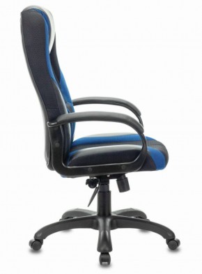 Кресло компьютерное BRABIX PREMIUM "Rapid GM-102" (экокожа/ткань, черное/синее) 532106 в Уфе - ufa.ok-mebel.com | фото 3
