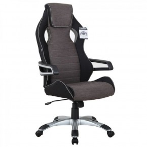 Кресло компьютерное BRABIX Techno GM-002 (ткань) черное/серое, вставки белые (531815) в Уфе - ufa.ok-mebel.com | фото 1