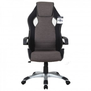 Кресло компьютерное BRABIX Techno GM-002 (ткань) черное/серое, вставки белые (531815) в Уфе - ufa.ok-mebel.com | фото 3
