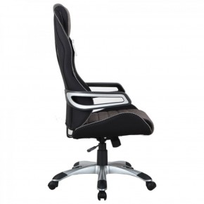Кресло компьютерное BRABIX Techno GM-002 (ткань) черное/серое, вставки белые (531815) в Уфе - ufa.ok-mebel.com | фото 4
