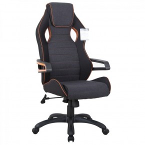 Кресло компьютерное BRABIX Techno Pro GM-003 (ткань черное/серое, вставки оранжевые) 531813 в Уфе - ufa.ok-mebel.com | фото 1