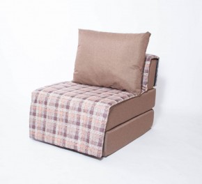 Кресло-кровать бескаркасное Харви (коричневый-квадро беж) в Уфе - ufa.ok-mebel.com | фото 1