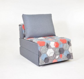 Кресло-кровать бескаркасное Харви (серый-геометрия слейт) в Уфе - ufa.ok-mebel.com | фото 1