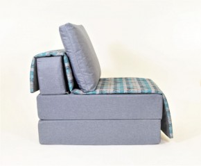 Кресло-кровать бескаркасное Харви (серый-квадро азур) в Уфе - ufa.ok-mebel.com | фото 2
