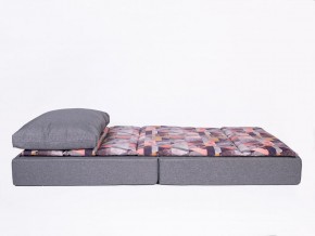 Кресло-кровать бескаркасное Харви (серый-квадро азур) в Уфе - ufa.ok-mebel.com | фото 4