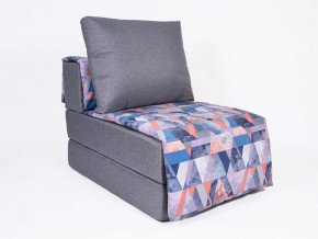 Кресло-кровать бескаркасное Харви (серый-сноу деним) в Уфе - ufa.ok-mebel.com | фото