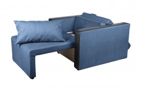 Кресло-кровать Милена с подлокотниками (синий) Велюр в Уфе - ufa.ok-mebel.com | фото 2