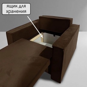 Кресло-кровать Принц КК1-ВК (велюр коричневый) в Уфе - ufa.ok-mebel.com | фото 6