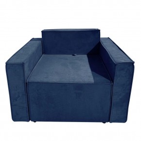 Кресло-кровать Принц КК1-ВСи (велюр синий) в Уфе - ufa.ok-mebel.com | фото