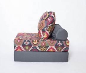 Кресло-кровать-пуф бескаркасное Прайм (мехико серый-графит) в Уфе - ufa.ok-mebel.com | фото