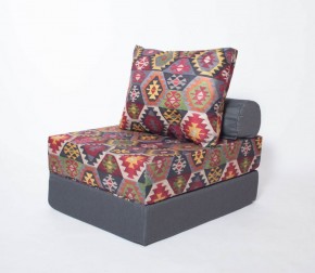 Кресло-кровать-пуф бескаркасное Прайм (мехико серый-графит) в Уфе - ufa.ok-mebel.com | фото 2