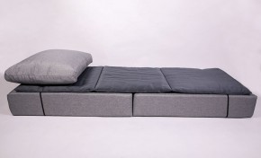 Кресло-кровать-пуф бескаркасное Прайм (мехико серый-графит) в Уфе - ufa.ok-mebel.com | фото 3