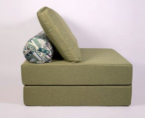 Кресло-кровать-пуф бескаркасное Прайм (Оливковый) в Уфе - ufa.ok-mebel.com | фото 3