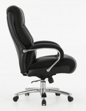 Кресло офисное BRABIX PREMIUM "Bomer HD-007" (рециклированная кожа, хром, черное) 531939 в Уфе - ufa.ok-mebel.com | фото 3