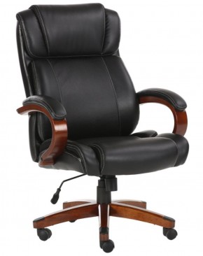 Кресло офисное BRABIX PREMIUM "Magnum EX-701" (дерево, рециклированная кожа, черное) 531827 в Уфе - ufa.ok-mebel.com | фото 1
