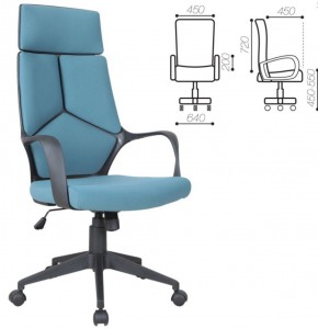 Кресло офисное BRABIX PREMIUM "Prime EX-515" (ткань, голубое) 531568 в Уфе - ufa.ok-mebel.com | фото 3