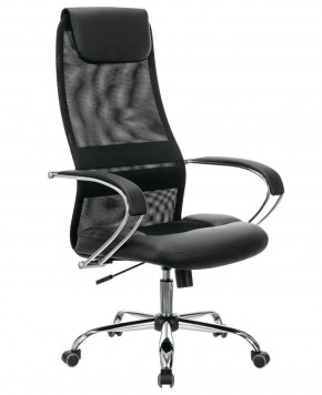 Кресло офисное BRABIX PREMIUM "Stalker EX-608 CH" (хром, ткань-сетка/кожзам, черное) 532091 в Уфе - ufa.ok-mebel.com | фото