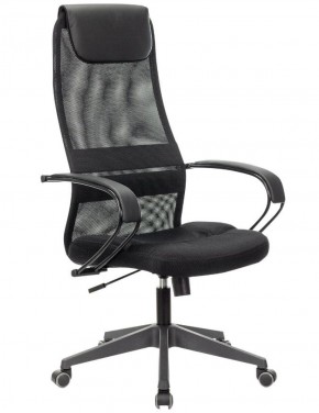 Кресло офисное BRABIX PREMIUM "Stalker EX-608 PL" (ткань-сетка/кожзам, черное) 532090 в Уфе - ufa.ok-mebel.com | фото 1