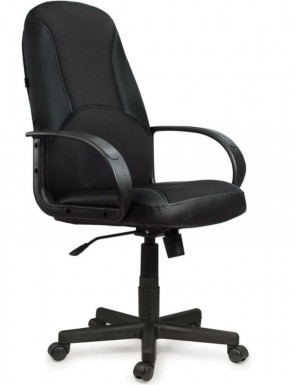 Кресло офисное BRABIX "City EX-512" (кожзам черный, ткань черная) 531407 в Уфе - ufa.ok-mebel.com | фото