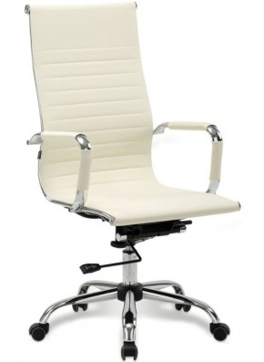 Кресло офисное BRABIX "Energy EX-509" (экокожа, хром, бежевое) 531166 в Уфе - ufa.ok-mebel.com | фото