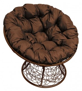 Кресло "ПАПАСАН" ротанг (каркас коричневый) в Уфе - ufa.ok-mebel.com | фото 1