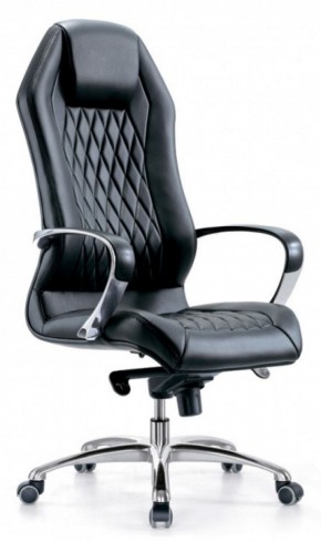 Кресло руководителя Бюрократ _AURA/BLACK черный в Уфе - ufa.ok-mebel.com | фото