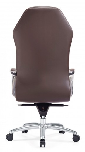 Кресло руководителя Бюрократ _AURA/BROWN коричневый в Уфе - ufa.ok-mebel.com | фото 5