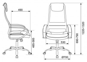 Кресло руководителя Бюрократ CH-608SL/BLACK в Уфе - ufa.ok-mebel.com | фото 4