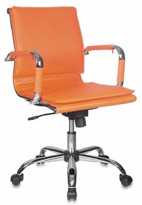 Кресло руководителя Бюрократ CH-993-LOW/ORANGE оранжевый в Уфе - ufa.ok-mebel.com | фото