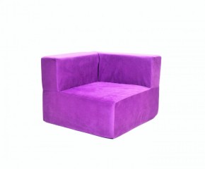 Кресло-угловое-модуль бескаркасное Тетрис 30 (Фиолетовый) в Уфе - ufa.ok-mebel.com | фото