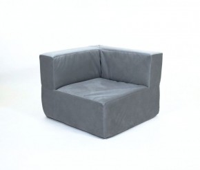 Кресло-угловое-модуль бескаркасное Тетрис 30 (Серый) в Уфе - ufa.ok-mebel.com | фото