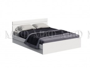 НЭНСИ NEW Кровать 1,4 м с ПМ (Белый глянец холодный/Белый) в Уфе - ufa.ok-mebel.com | фото 1